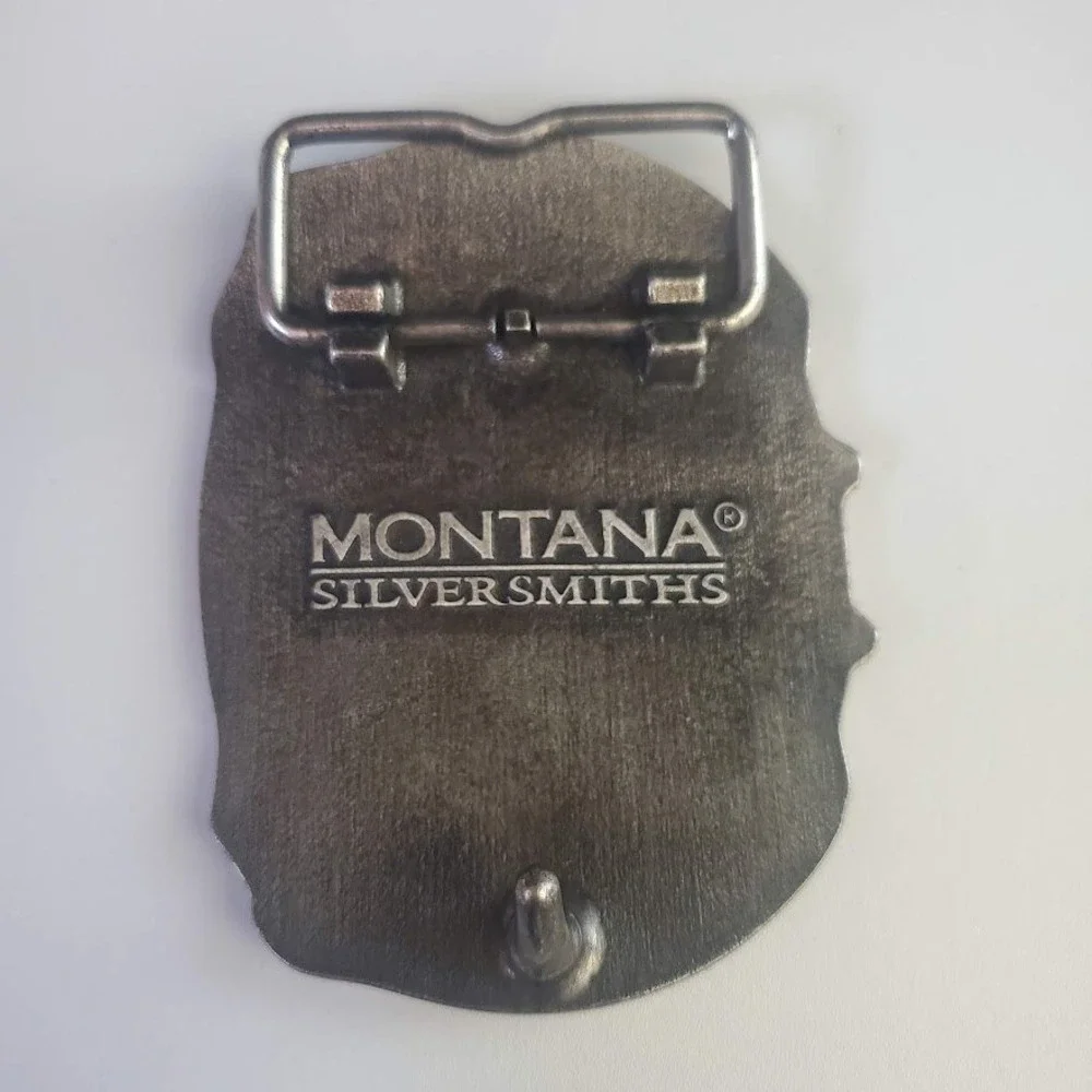 Montana Silversmiths Girls With Guns Right To Bear Arms Belt Buckle GWG Silver